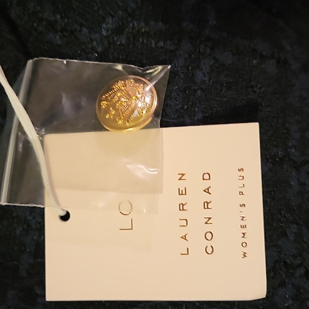 NWT: LC Lauren Conrad Peacoat Plus Size - Picture 13 of 14